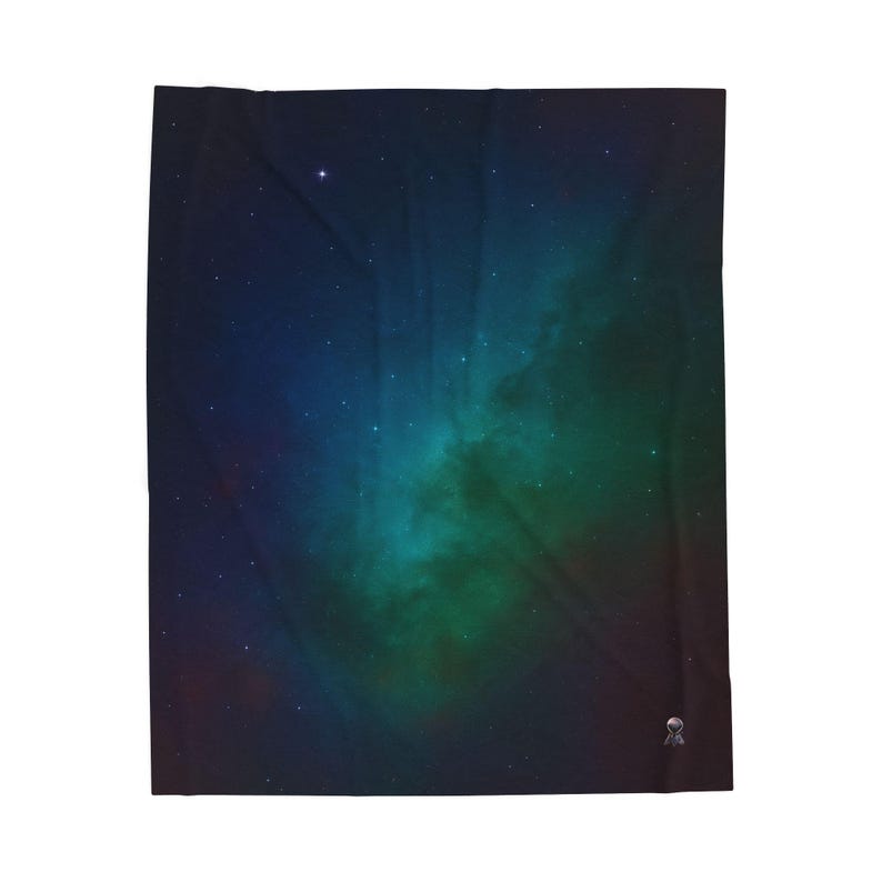 Celestial Gas Cloud Velveteen Plush Blanket